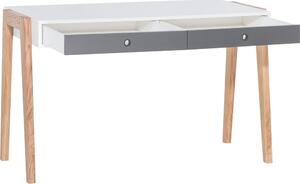 Bielo-sivý pracovný stôl Vox Concept