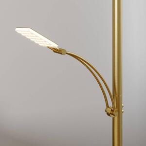 Lucande - Parthena LED Stojaca Lampa Brass - Lampemesteren