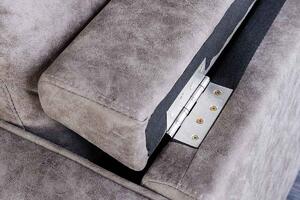 Dizajnová sedačka Adan 220 cm antik sivá