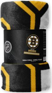 Coral fleece deka NHL Boston Bruins - 150 x 200 cm