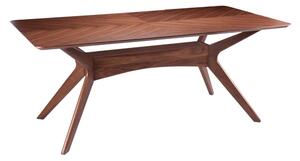 Jedálenský stôl v dekore orechového dreva sømcasa Helga, 180 x 95 cm
