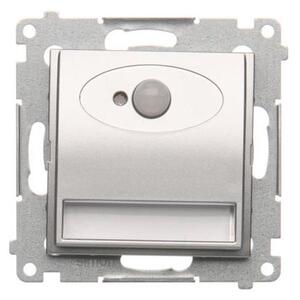 Schodiskové LED svietidlo Simon 54 premium so senzorom 230V 5900K strieborné