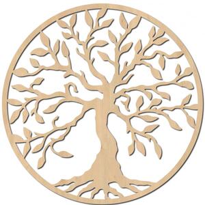 Symbolický drevený strom života na stenu I SENTOP