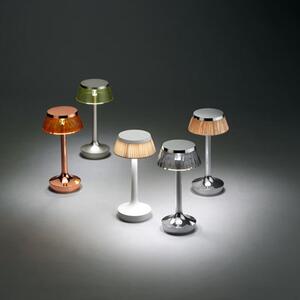 Flos - Bon Jour Unplugged Stolová Lampa Copper/Transparent - Lampemesteren