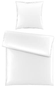 POSTEĽNÁ BIELIZEŇ satén biela 155/220 cm Novel - Online Only bytové doplnky, Online Only