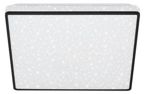 Stropná lampa LED glamour bielo-čierna LINO 27 cm