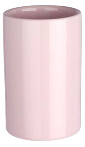 Ružový pohárik na zubné kefky Wenko Polaris Pink