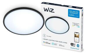 WiZ - SuperSlim WiZ Stropné Lampa 14W Black WiZ - Lampemesteren