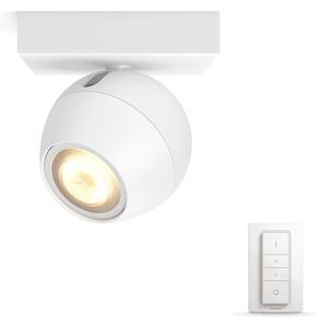 Philips Hue - Buckram Stropné Lampa Single Spot w/Prepínač White Amb. White - Lampemesteren