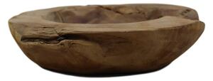 Misa na ovocie z tíkového dreva HSM Collection Mara, ⌀ 20 cm