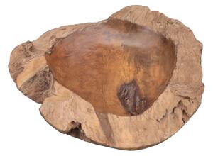 Misa na ovocie z teakového dreva HSM Collection Mara, ⌀ 40 cm