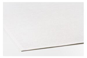 Biely vzorovaný obojstranný koberec Narma Kalana, 70 × 140 cm