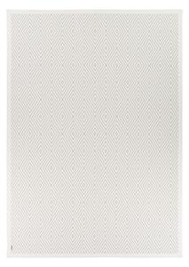 Biely vzorovaný obojstranný koberec Narma Kalana, 160 × 230 cm