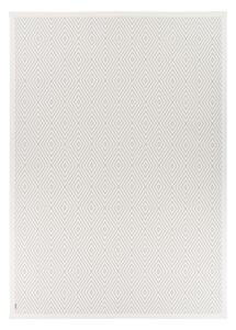 Biely vzorovaný obojstranný koberec Narma Kalana, 160 × 230 cm