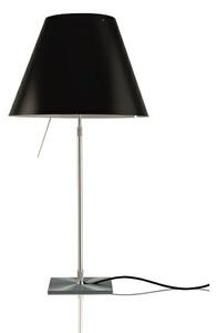 Luceplan - Costanza Stolová Lampa s Dimmer Aluminium s Liquorice Black - Lampemesteren