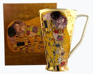 Biely hrnček Gustav Klimt 400 ml