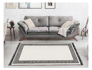 Béžovo-čierny obojstranný koberec Justed, 120 × 180 cm