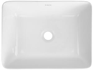 Deante Jasmin, keramické umývadlo na dosku 40x30x12 cm, biela, DEA-CDJ_6U4S