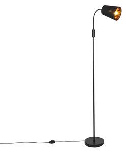 Moderná stojaca lampa čierna - Carmen