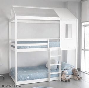 Tempo Kondela Montessori poschodová posteľ, biela, 90x200, ATRISA