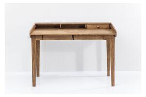 Pracovný stôl z masívneho dubového dreva Kare Design Attento
