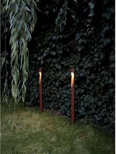 Louis Poulsen - Flindt Garden Záhradná Lampa Long LED 2700K s Spike Corten - Lampemesteren