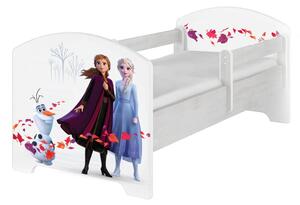 Detská posteľ Disney - FROZEN 2 140x70 cm - Elsa, Anna a Olaf