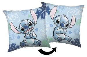 Fleecový detský vankúšik 40x40 cm Lilo and Stitch "Blue" – Jerry Fabrics