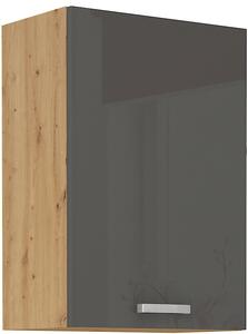 Kuchyňská skříňka samostatná horní šířka 50 cm GOREN - Bílá lesklá