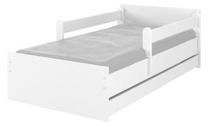 MAXMAX Detská posteľ MAX bez motívu 200x90 cm - biela
