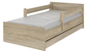 Detská posteľ MAX bez motívu 200x90 cm - svetlý dub