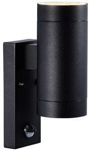 Nordlux - Tin Maxi Double Nástenné Svietidlo w/Sensor Black - Lampemesteren