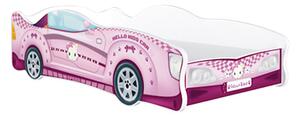 Detská posteľ auto ASHLEY 160x80 cm - ružová (12)