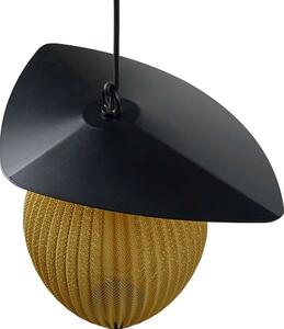 GUBI - Satellite Vonkajšie Závěsná Lampa Ø27 Mustard Gold/Black GUBI - Lampemesteren