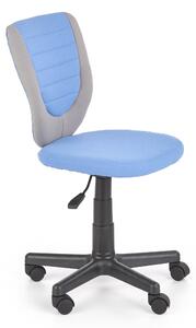 Detská otočná stolička ERB - šedo / modrá