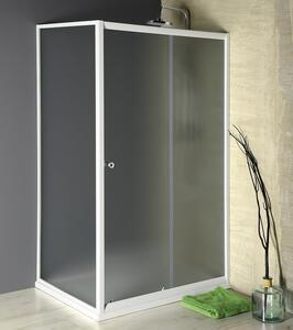 Aqualine, AMADEO posuvné sprchové dvere 1100 mm, sklo BRICK, BTS110