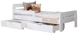 POSTEĽ S ÚLOŽNÝM PRIESTOROM, 90/200 cm biela MID.YOU - Detské izby, Online Only