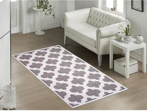 Béžový bavlnený koberec Vitaus Madalyon, 60 × 90 cm
