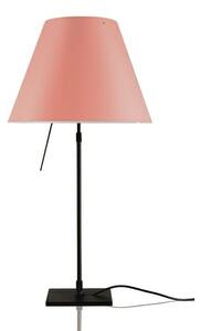 Luceplan - Costanza Stolová Lampa s Dimmer Black/Edgy Pink - Lampemesteren