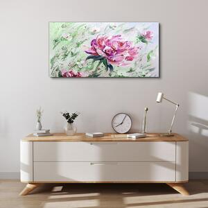 Obraz Canvas Maľovanie kvety pivonky