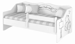 Detská posteľ LULL 160x80cm - Black and White