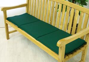 Divero 673 Vysoko kvalitný sedák na trojmiestnu lavicu - záhradne zelené