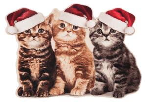 Rohožka Hanse Home Christmas Cats, 45 × 64 cm