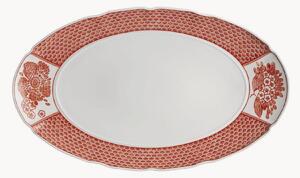 Oválny porcelánový servírovací tanier Coralina Rim
