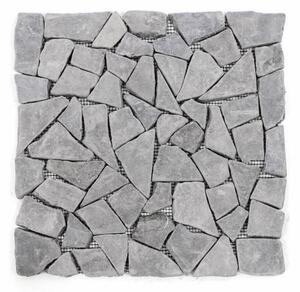 Mramorová mozaika Garth- sivá, obklady 1 m2