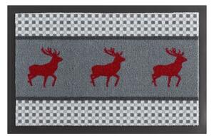 Sivá rohožka Hanse Home Deer, 40 × 60 cm