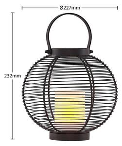 Lindby - Mairuna Solárne Lampy LED Ø22,7 Black - Lampemesteren