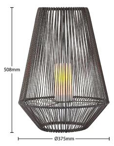 Lindby - Kaati Solárne Lampy LED Ø37 Black - Lampemesteren