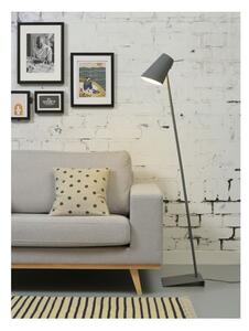 Sivá stojacia lampa s kovovým tienidlom (výška 140 cm) Cardiff – it's about RoMi