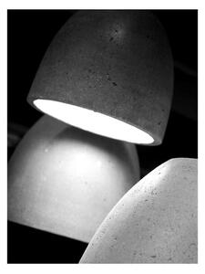 Závesné betónové svietidlo Citylights Malaga, ⌀ 28 cm